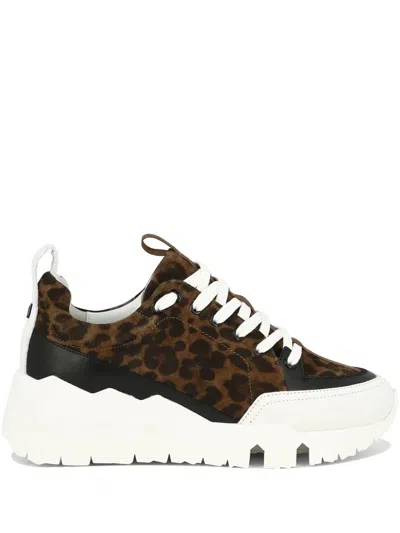 Pierre Hardy Street Life Low-top Sneakers In Brown