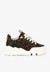 Pierre Hardy Street Life Low-top Sneakers In Brown