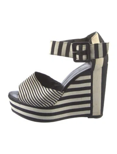 Pre-owned Pierre Hardy Striped Pumps In Multi
