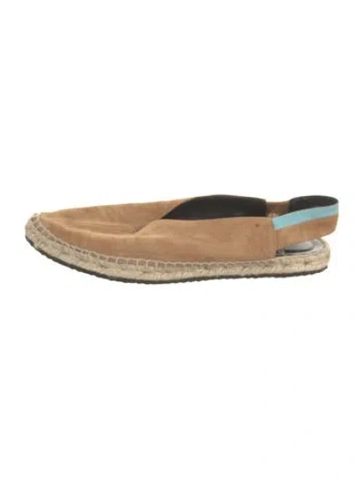 Pre-owned Pierre Hardy Suede Animal Print Espadrilles In Neutral