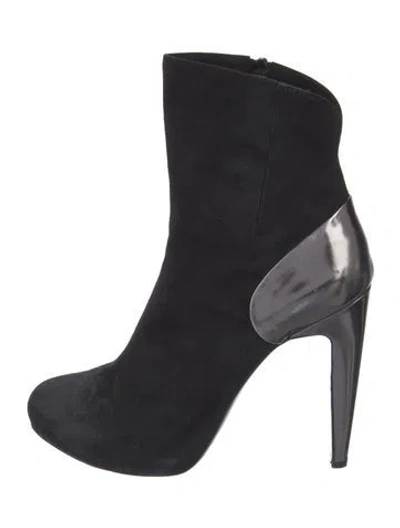 Pre-owned Pierre Hardy Suede Boots In Black