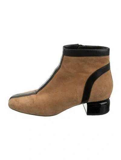 Pre-owned Pierre Hardy Suede Boots In Black/brown