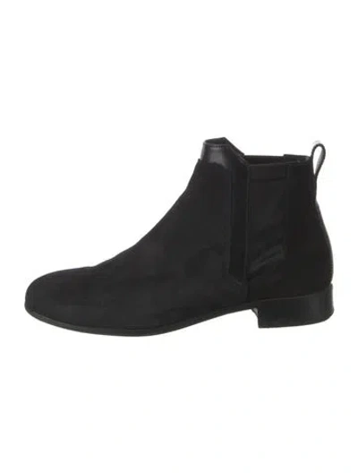 Pre-owned Pierre Hardy Suede Chelsea Boots In Black