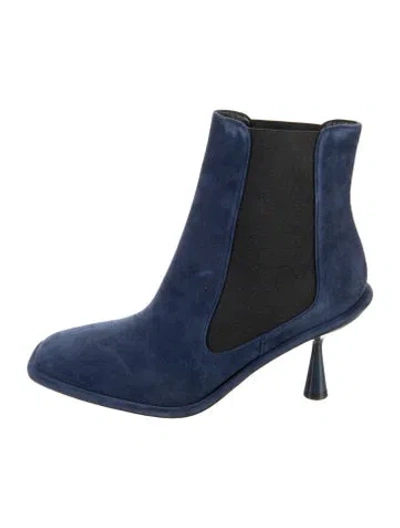 Pre-owned Pierre Hardy Suede Chelsea Boots In Blue