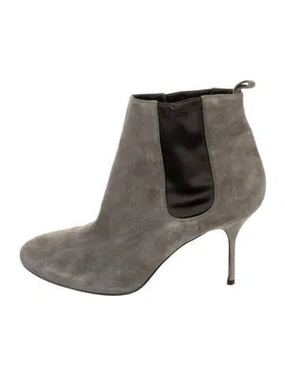 Pre-owned Pierre Hardy Suede Chelsea Boots In Gray