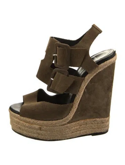 Pre-owned Pierre Hardy Suede Colorblock Pattern Pumps In Brown