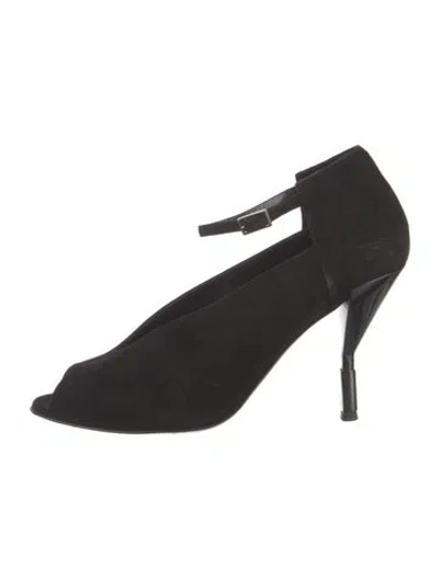 Pre-owned Pierre Hardy Suede D'orsay Pumps In Black