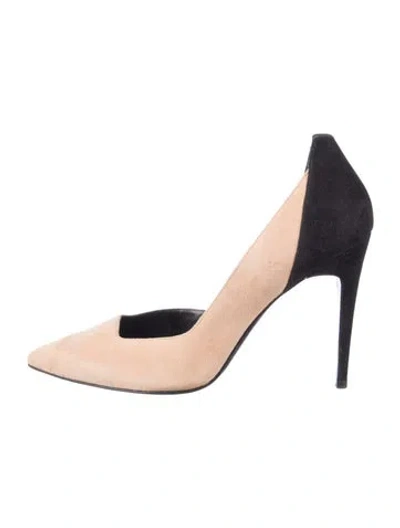 Pre-owned Pierre Hardy Suede D'orsay Pumps In Black
