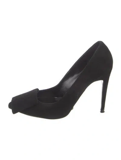 Pre-owned Pierre Hardy Suede Pumps In Black