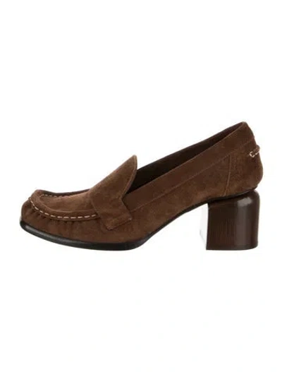 Pre-owned Pierre Hardy Suede Pumps W/ Tags In Brown