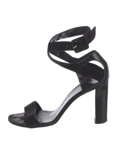 Pre-owned Pierre Hardy Suede Sandals In Black