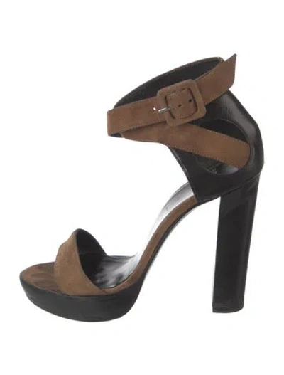 Pre-owned Pierre Hardy Suede Sandals In Multi