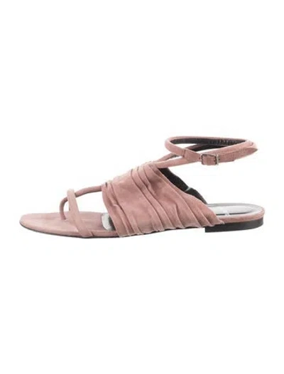 Pre-owned Pierre Hardy Suede Sandals In Pink