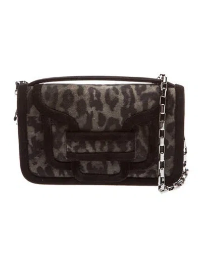 Pre-owned Pierre Hardy Suede Shoulder Bag In Brown