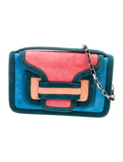 Pre-owned Pierre Hardy Suede Shoulder Bag In Multi