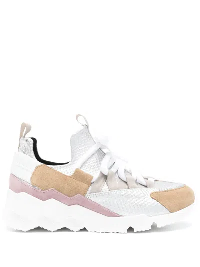 Pierre Hardy Trek Comet Trainers In Silver