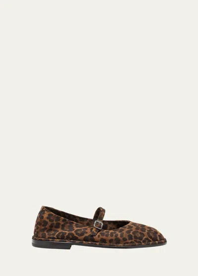Pierre Hardy Trish Mary Jane Ballerina Flats In Black