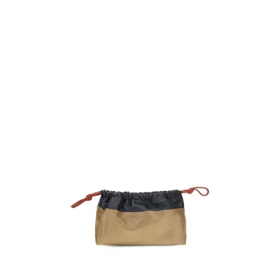 Pierre Hardy Twin Clutch In Beige