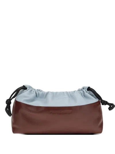 Pierre Hardy Twin Drawstring-closure Clutch Bag In Red