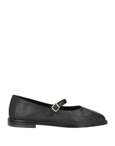 Pierre Hardy Woman Ballet Flats Black Size 8.5 Leather