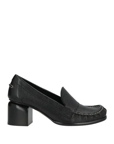 Pierre Hardy Woman Loafers Black Size 8.5 Leather