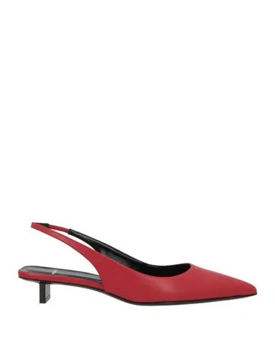 Pierre Hardy Woman Pumps Red Size 8.5 Calfskin