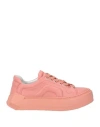 Pierre Hardy Woman Sneakers Pastel Pink Size 8 Calfskin In Pink