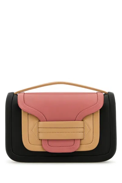 Pierre Hardy Women Multicolor Leather Alpha Maxi Handbag