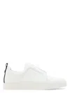 Pierre Hardy Laceless Leather Low-top Sneakers In White