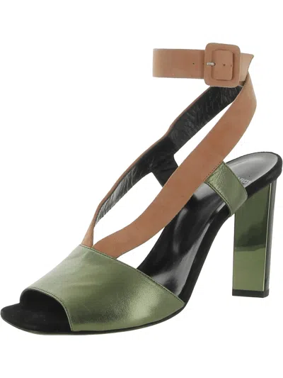 Pierre Hardy Womens Leather Heels In Green
