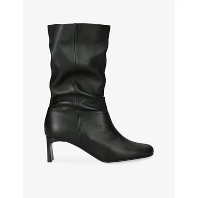 Pierre Hardy Womens  Joelle Leather Heeled Boots In Black
