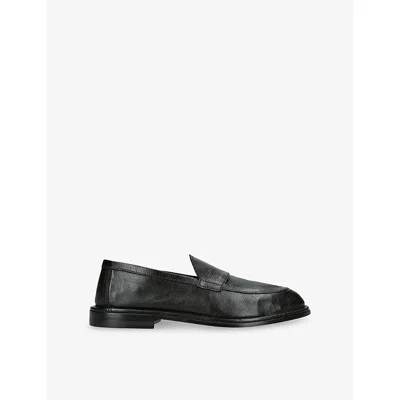 Pierre Hardy Womens  Noto Leather Loafers In Black