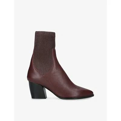 Pierre Hardy Womens  Rodeo Grain Leather Heeled Ankle Boots In Multi