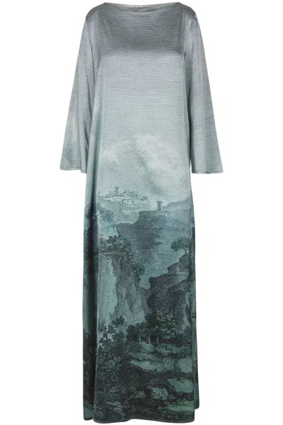 Pierre-louis Mascia - Dress - 460167 - Fantasia Verde In Multi