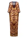 Pierre-louis Mascia Abstract-pattern Maxi Dress In Multi
