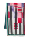 Pierre-louis Mascia Abstract-print Cotton Scarf In Multi