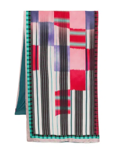 Pierre-louis Mascia Abstract-print Cotton Scarf