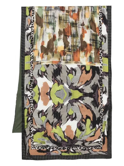 Pierre-louis Mascia Abstract-print Silk Scarf