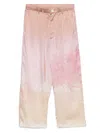 Pierre-louis Mascia Illustration-print Trousers In Pink