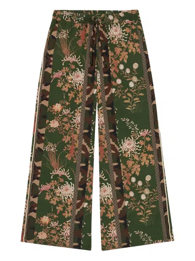 Pierre-louis Mascia Adanastr Floral-print Trousers In Multi