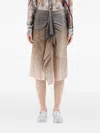 Pierre-louis Mascia Adastrgum Draped Silk-blend Skirt In Multi