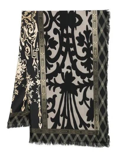 Pierre-louis Mascia All-over Print Scarf In Gray
