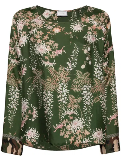 Pierre-louis Mascia Aloe Blouse In Green