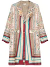 Shop Pierre-louis Mascia Aloe Coat In Nude