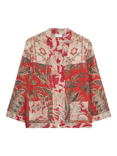 Pierre-louis Mascia Aloe Jacket In Brown
