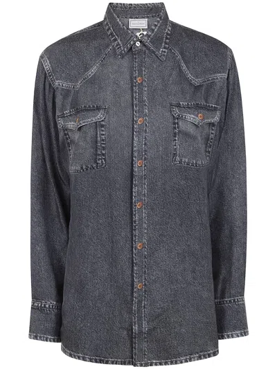 Pierre-louis Mascia "aloe" Longsleeves Shirt Clothing In Black