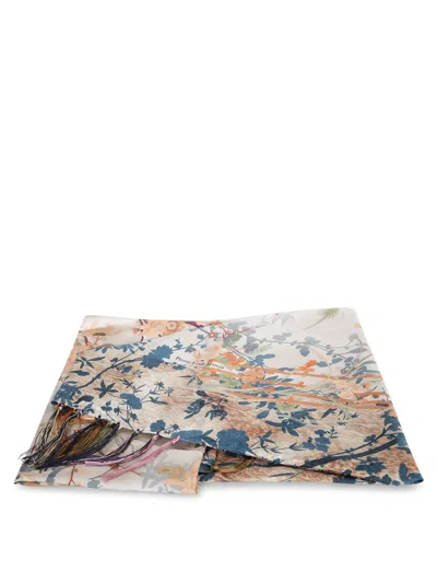 Pierre-louis Mascia Aloe Multicolor Silk Scarf