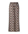 Pierre-louis Mascia Aloe Patterned Drawstring Trousers In Multi