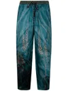 Pierre-louis Mascia Pierre Louis Mascia Women Wide Leg Trousers Aloe In Blue