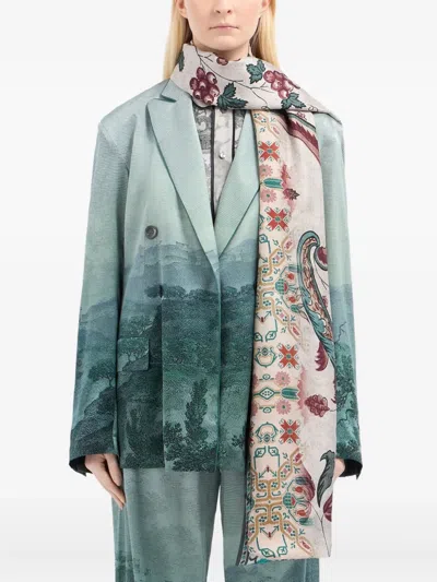 Pierre-louis Mascia Aloe Scarf In Neutral
